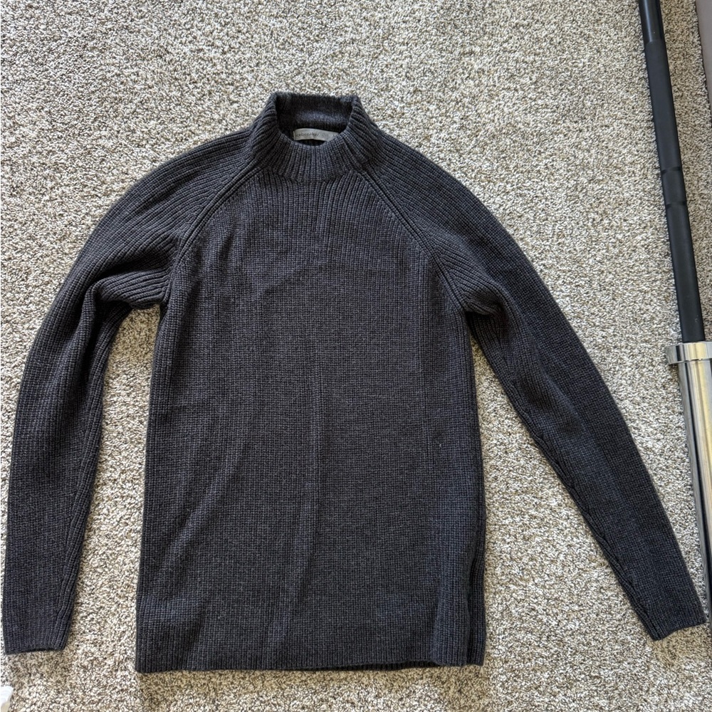 Icebreaker Charcoal Turtleneck Sweater